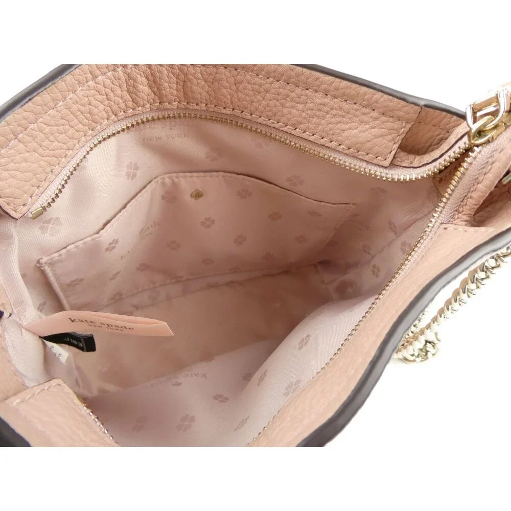 Kate Spade New York Polly Pink Leather Crossbody‎ Shoulder Bag